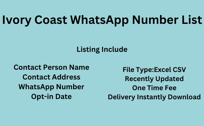 Ivory Coast WhatsApp Number List