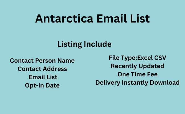 Antarctica Email List