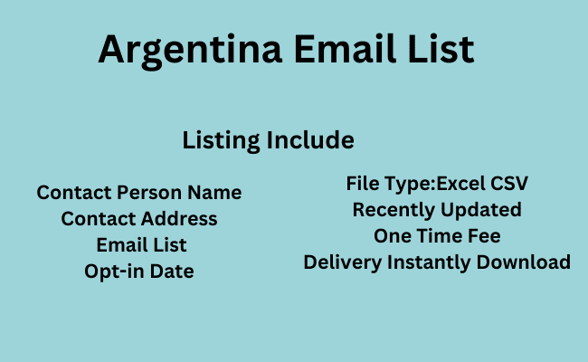 Argentina Email List