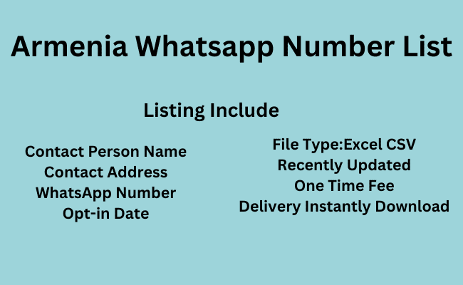 Armenia WhatsApp Number List