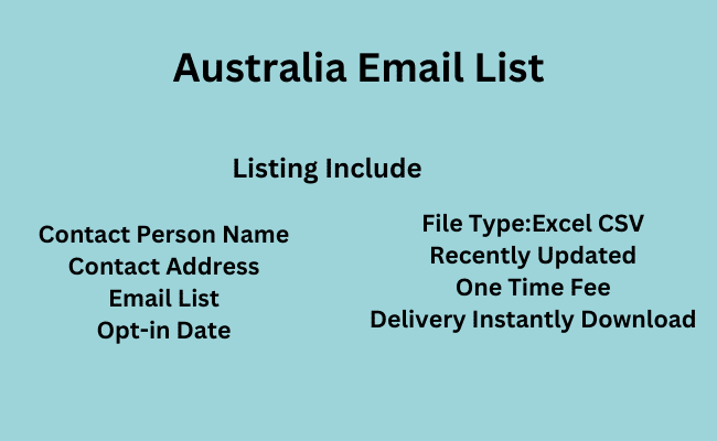 Australia Email List