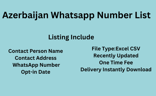 Azerbaijan WhatsApp Number List