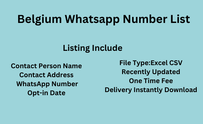 Belgium WhatsApp Number List