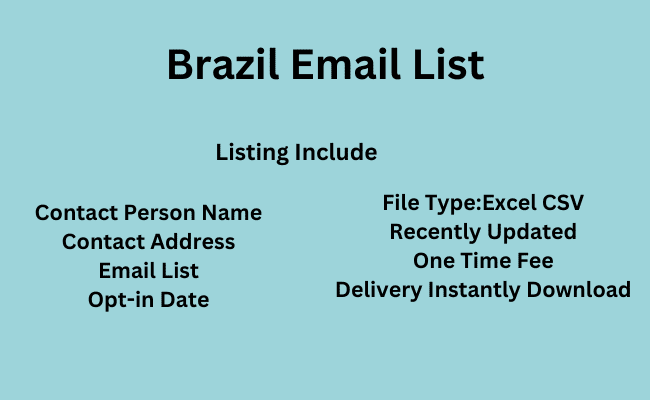 Brazil Email List