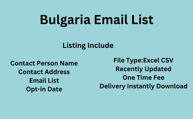 Bulgaria Email List