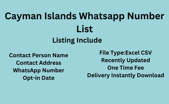 Cayman Islands WhatsApp Number List