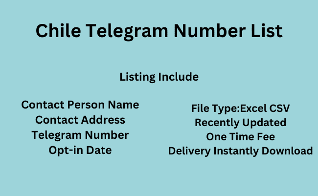 Chile Telegram Number List