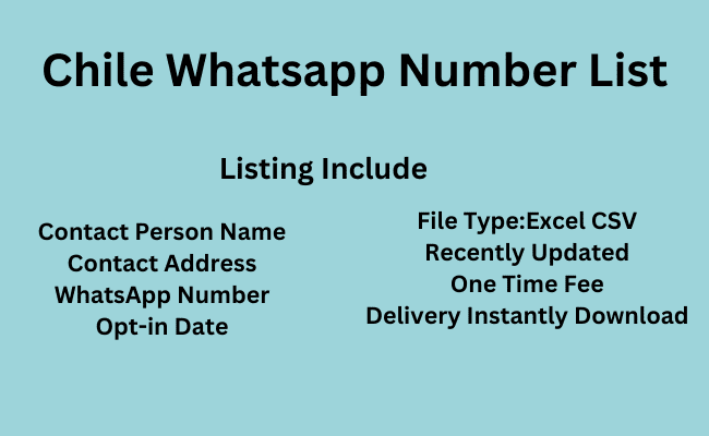 Chile WhatsApp Number List