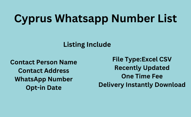 Cyprus WhatsApp Number List