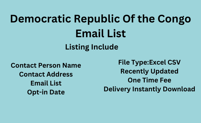 Democratic Republic Of the Congo Email List