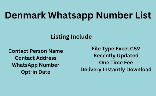 Denmark WhatsApp Number List