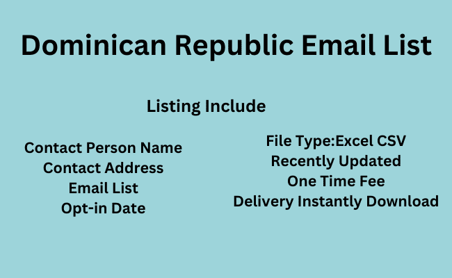 Dominican Republic Email List