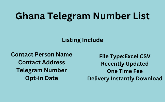 Ghana Telegram Number List