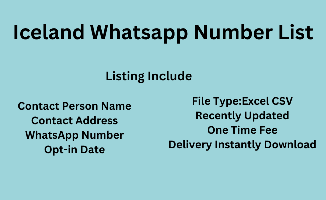 Iceland WhatsApp Number List