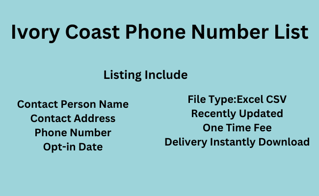 Ivory Coast Phone Number List