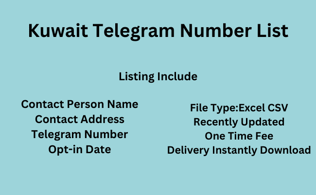 Kuwait Telegram Number List