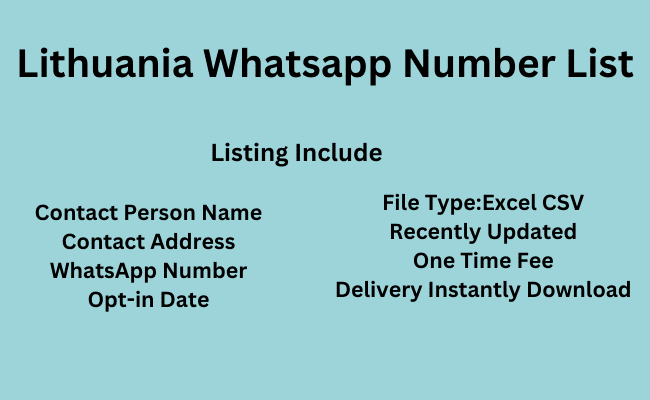 Lithuania WhatsApp Number List