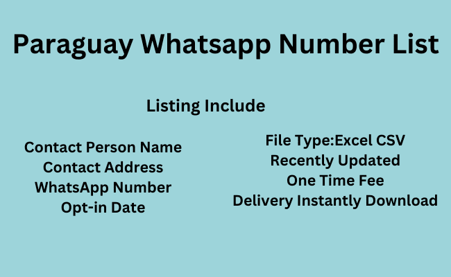 Paraguay WhatsApp Number List