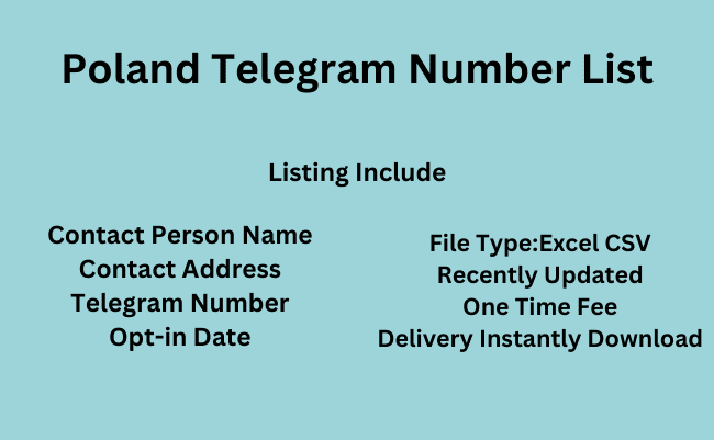 Poland Telegram Number List